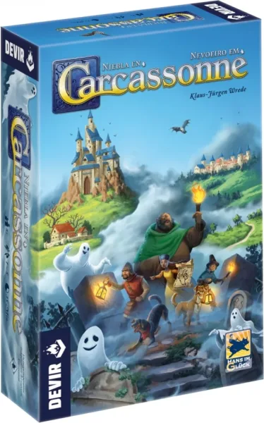 Juego de mesa devir carcassonne niebla en carcassonne