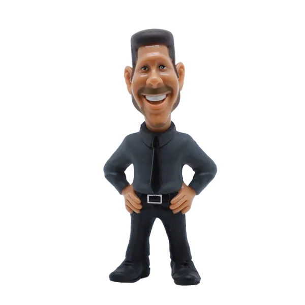 Figura minix futbol atlético de madrid simeone 7 cm