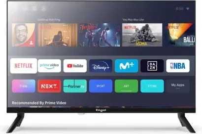 Engel Tv LED 24"-Tdt2/C/S - HD -Smartv Netflix/Amazon. Modo Hospitality