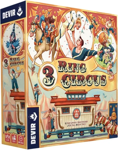 Juego de mesa devir 3 ring circus