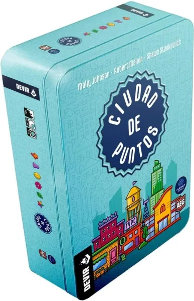 Juego de mesa ciudad de puntos