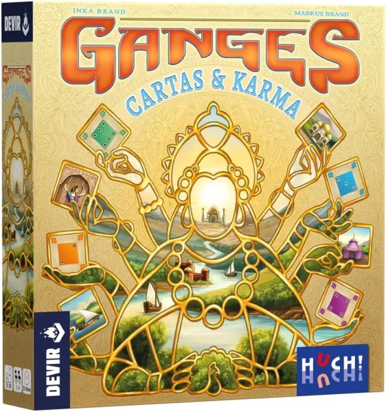 Juego de mesa ganges cartas y karma