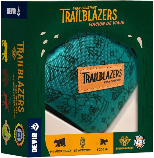 Juego de mesa trailblazers: edición de viaje