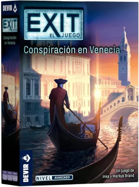 Juego de mesa exit: conspiración en venecia