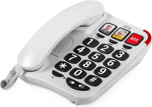 SPC 3295B Telefono CONFORT NUMBERS 2 Blanco