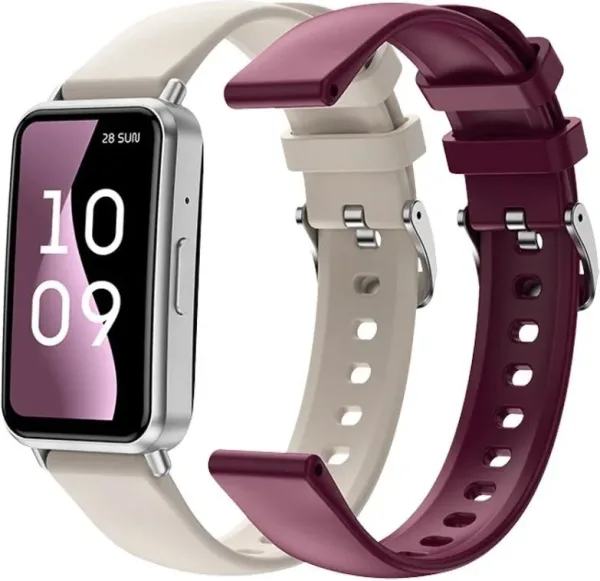 Smartwatch SPC Duo Fit/ Notificaciones/ Frecuencia Cardíaca/ Blanco