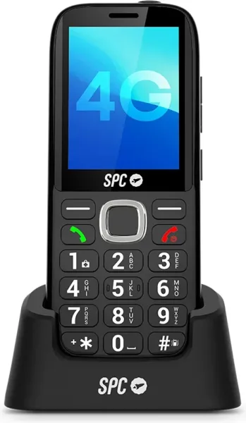Teléfono Móvil SPC Fortune 2 Max 4G para Personas Mayores/ Negro