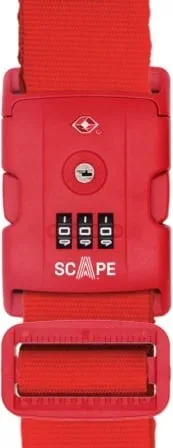 Correa para Maleta con Combinación Scape Travel E0121/ Roja