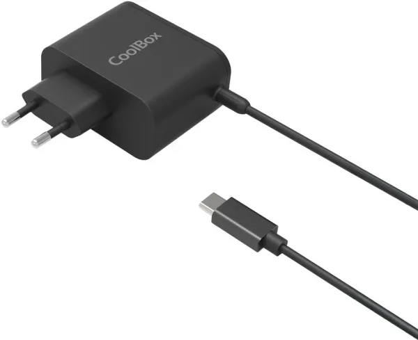Adaptador cargador de portatil coolbox gan USB - c 65w