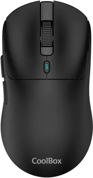 Mouse raton coolbox w03 ultraligero negro 10000 dpi gaming inalambrico rf+bt