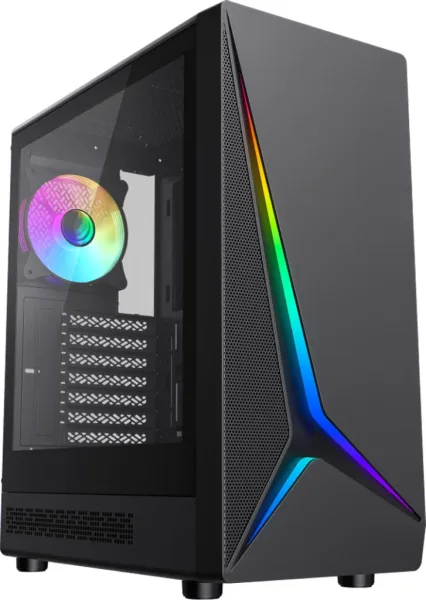 Caja ordenador gaming coolbox ga450 star light ARGB atx negro