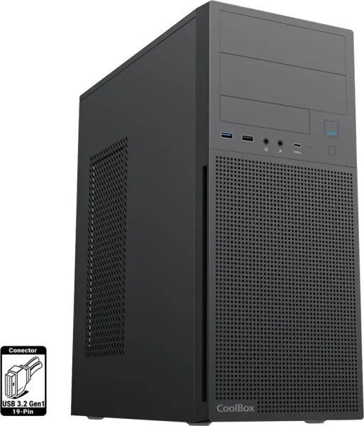 Caja ordenador coolbox atx a780 USB - c 3.2 gen1 fte.500w basic500