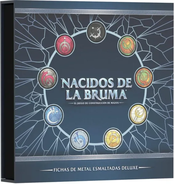 Nacidos de la bruma fichas de metal