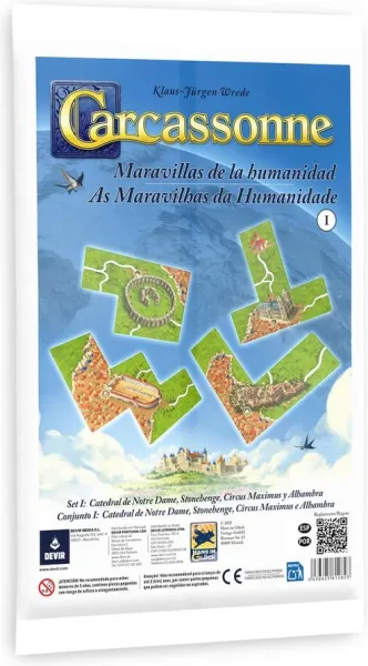 Expansión carcassonne: maravillas de la humanidad 1