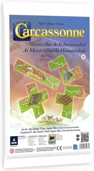Expansión carcassonne: maravillas de la humanidad 2