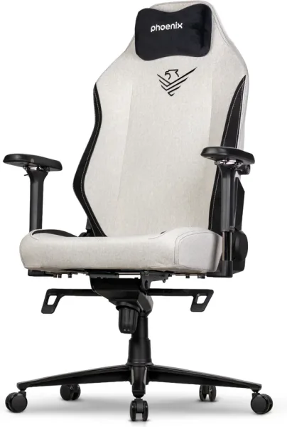 Silla gaming phoenix monarch remaster tela gris y negro talla xl