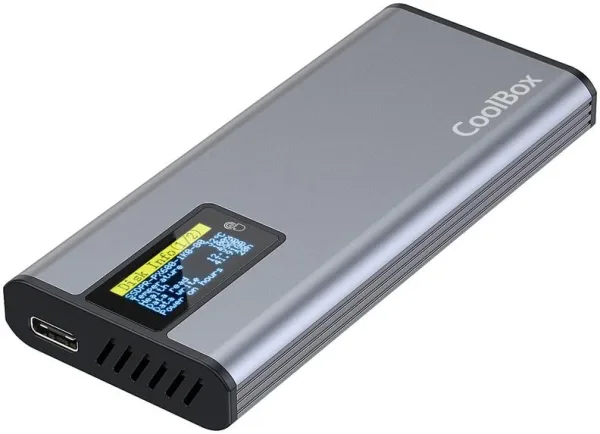 Mini carcasa disco duro SSD coolbox coo - mcm - m2f M.2 NVMe y SATA usb3.2 gen2