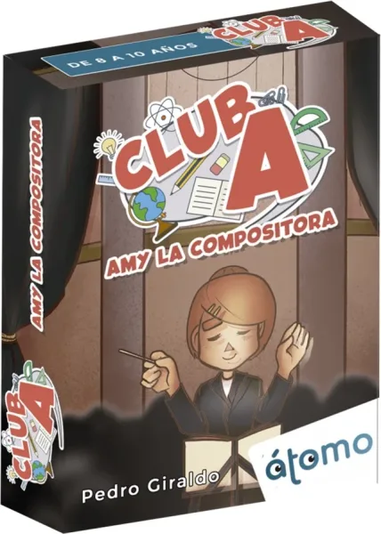 Juego de mesa átomo games club a: amy la compositora pegi 8