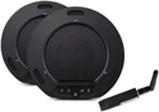 Laia Cute (Tpd) T-Pod Dual, Dispositivo Tipo "Speakerphone" de Sobremesa con Conectividad WiFi. 2 Unidades de Sobremesa y 1 Dongle WiFi USB-A. Salas Pequeñas o Medianas