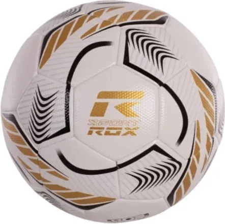 Balón de Fútbol Rox Sport R-Comand/ Blanco y Dorado