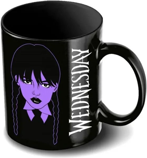 Taza karactermania miercoles addams