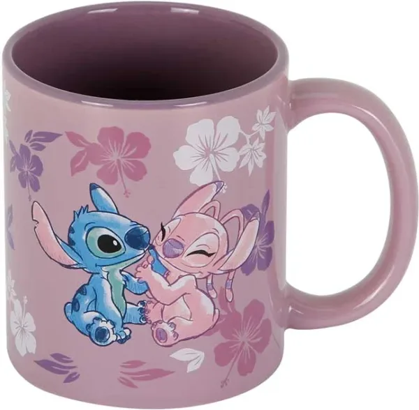 Taza karactermania stitch y angel lilo y stitch