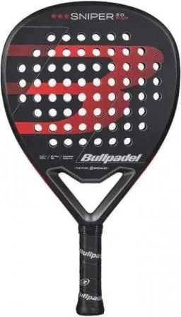 Pala de Pádel Bullpadel Sniper 2.0 Power 2026/ Negra y Roja