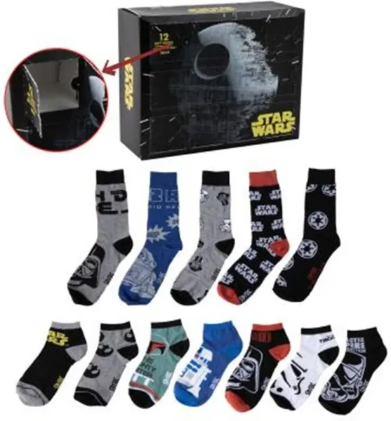 Pack calcetines 12 piezas star wars