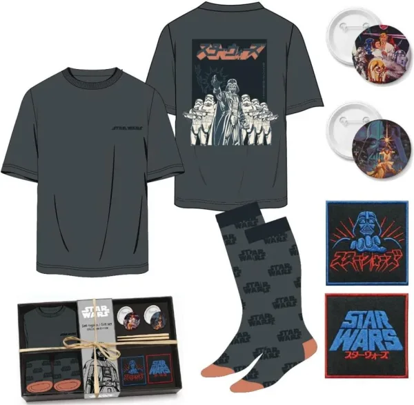 Camiseta corta single jersey set star wars l