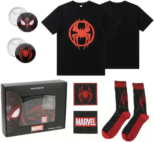 Camiseta corta single jersey set spiderman m