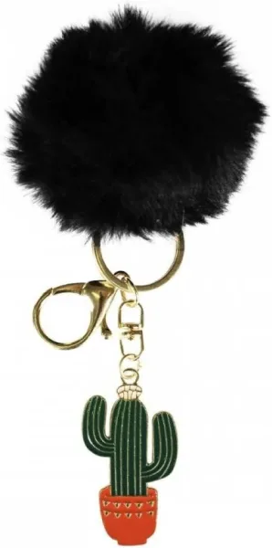 Llavero enesco pompon cactus