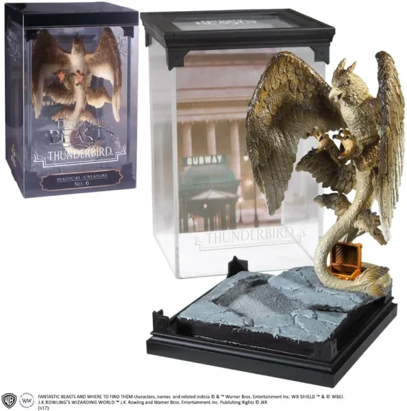 Figura the noble collection animales fantasticos y donde encontrarlos criatura magica nº 6 thunderbird