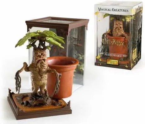 Figura the noble collection harry potter criaturas magicas nº 17 mandragora