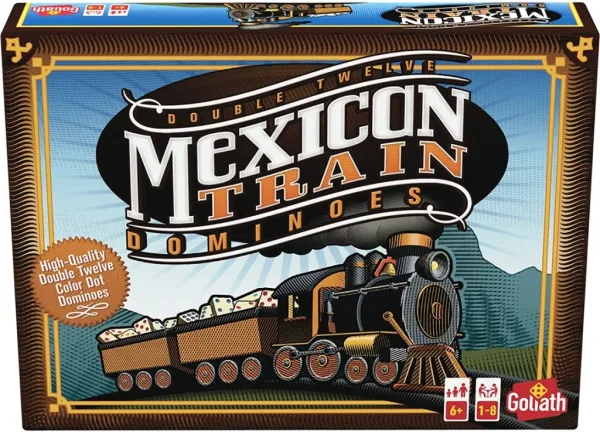 Juego de mesa mexican train dominoes pegi 6