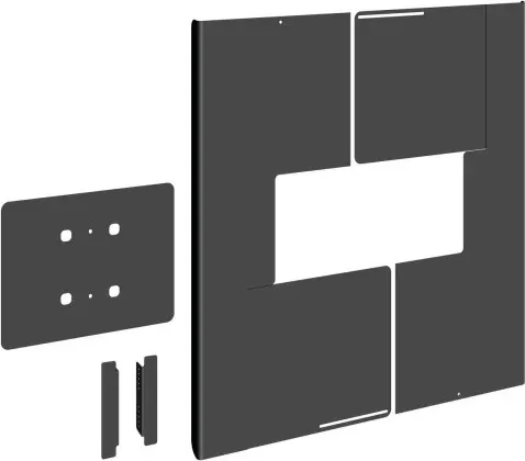 Vogels Gama Profesional Accesorios Connect-It Pfa 9121 Back Covers 50-55 Inch Portrait Negro (Pfa9121)