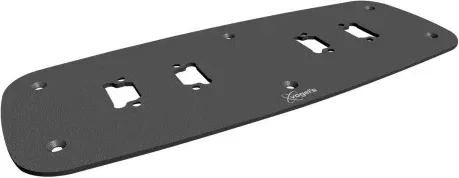 Vogels Pff 7070 Floor Mount Plate Double Black (Pff7070)