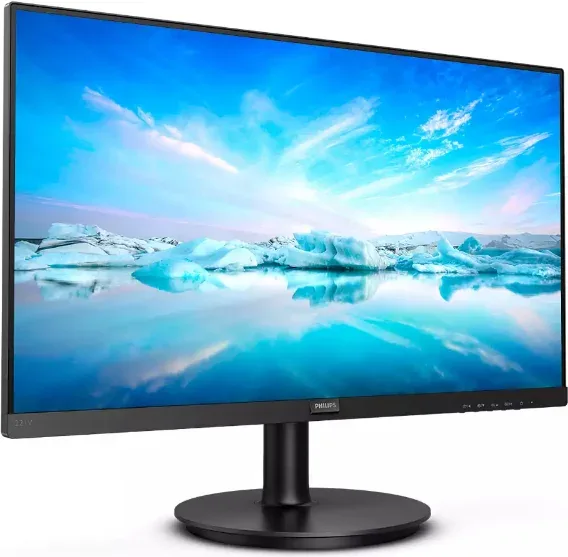Monitor Philips V-Line 221V8 21.5"/ Full HD/ Negro