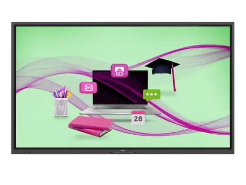 Philips 65BDL4052E/02 pantalla de señalización Pantalla plana para señalización digital 165,1 cm (65") LCD WiFi 360 cd / m² 4K Ultra HD Negro Pantalla táctil Procesador incorporado Android 11 18/7