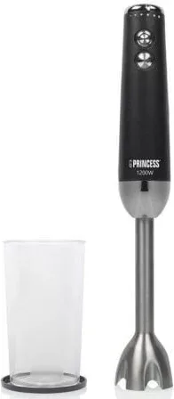 Batidora de mano Princess 221229/ 1200W/ 1 Velocidad/ Capacidad 0.7L