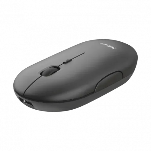 Trust Puck ratón Ambidextro RF inalámbrica + Bluetooth Óptico 1600 DPI