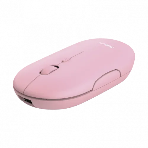 Trust Puck ratón Ambidextro RF inalámbrica + Bluetooth Óptico 1600 DPI
