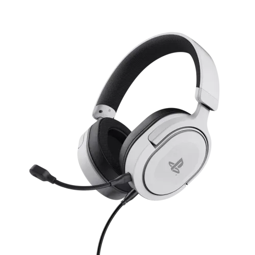 Trust GXT 498 Forta Auriculares Alámbrico Diadema Juego Negro, Blanco