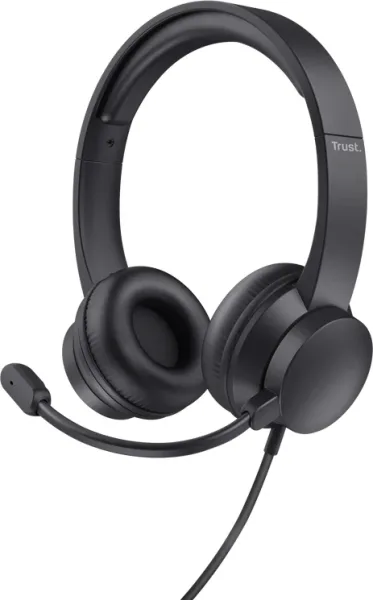 Auriculares Trust Ayda/ con Micrófono/ Jack 3.5/ Negros