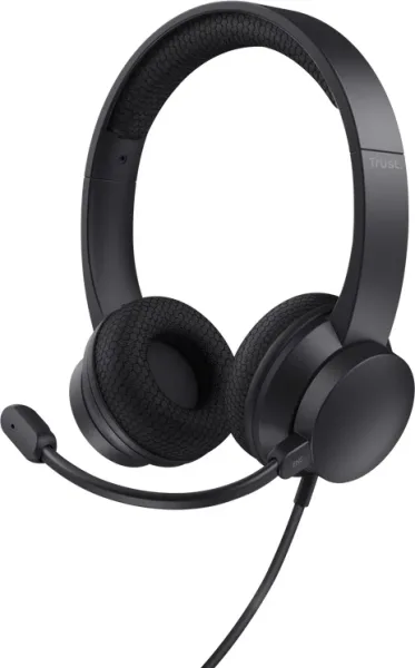 Trust Ayda Auriculares Alámbrico Diadema Llamadas/Música USB tipo A Negro