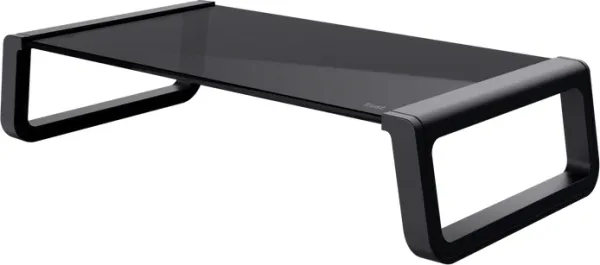 Soporte Elevador Monta para Monitor de Cristal Templado Negro Trust