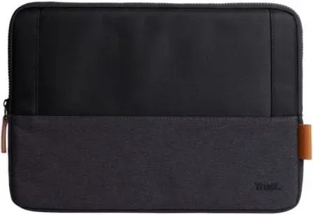 Funda Trust Lisboa para Portátiles hasta 13.3"/ Negra