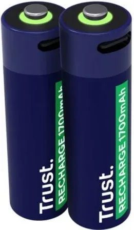 Pack de 2 Pilas AA Trust 25584/ Recargables