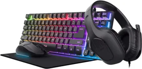 Trust Gxt780 4-In-1 Gaming Bundle Blk Es