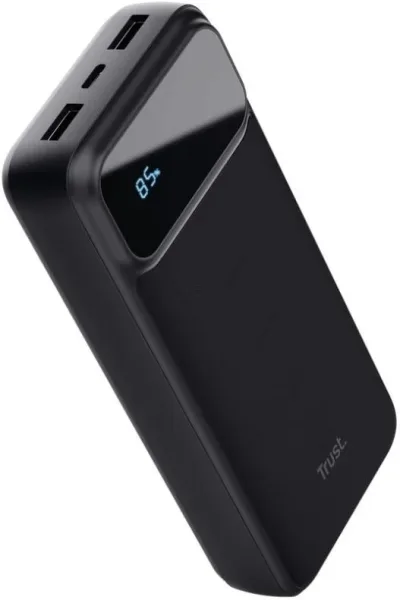 POWER BANK AVALA 20000mAh 2xUSB-C + USB-A NEGRO TRUST