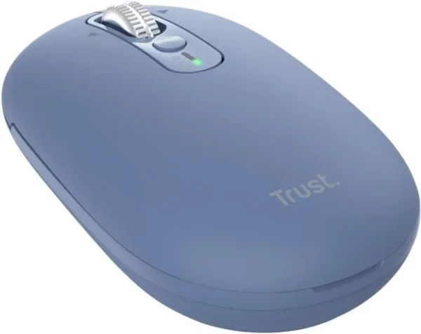 Ratón Inalámbrico Trust Seron 26020/ Batería recargable/ Hasta 3200 DPI/ Azul